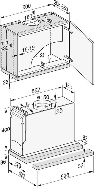 Встраиваемая вытяжка Miele DAS 2620 матовый черный в Тюмени (фото 4) Встраиваемая вытяжка Miele DAS 2620 матовый черный в Тюмени (preview 4)