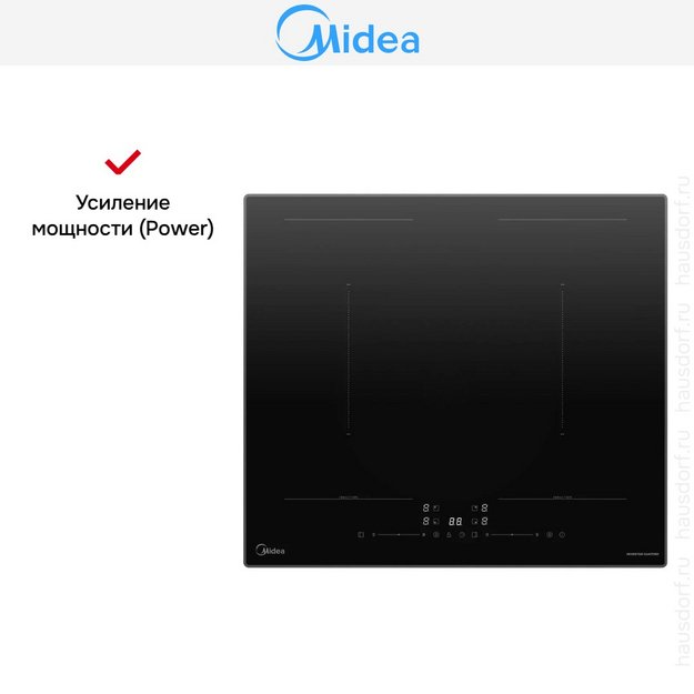 Варочная панель индукционная Midea MIH67783SB в Тюмени (preview 10)
