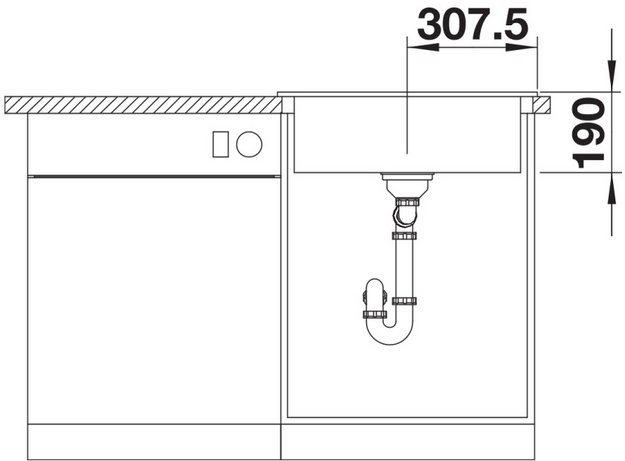 Мойка BLANCO PALONA 6 глянцевая магнолия, клапан-автомат в Тюмени (preview 6)