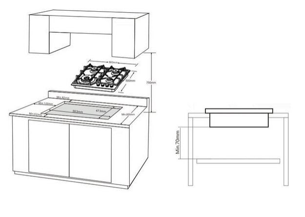 Газовая варочная панель Korting HGG 6919 CTN в Тюмени (preview 6)