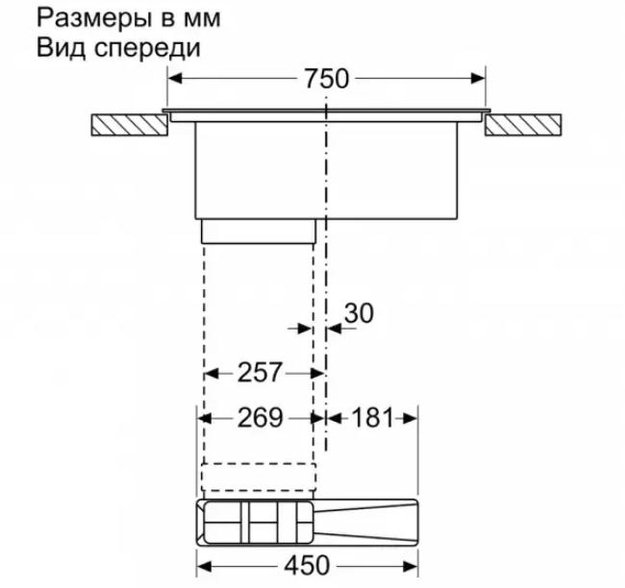 Индукционная варочная панель с интегрированной вытяжкой BOSCH PXX875D67E в Тюмени (preview 12)