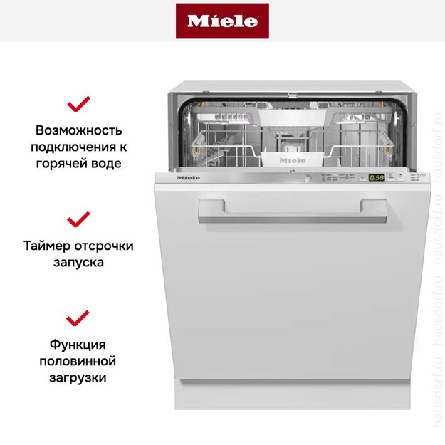 Полновстраиваемая посудомоечная машина Miele G 5260 SCVi Active Plus в Тюмени (preview 5)