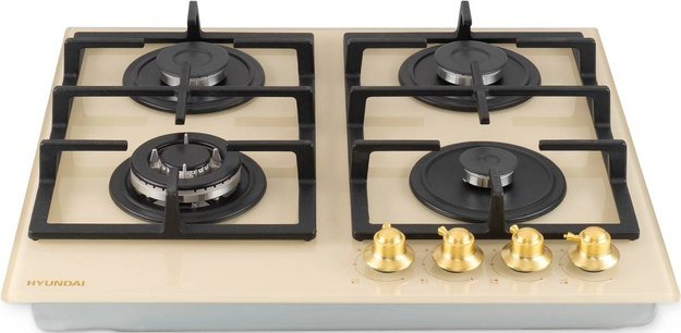 Газовая варочная панель Hyundai HHG 6434 BE в Тюмени (preview 2)
