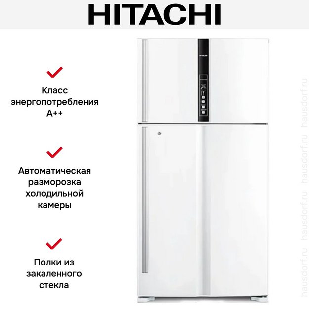 Холодильник Hitachi R-V720PUC1 TWH в Тюмени (preview 3)