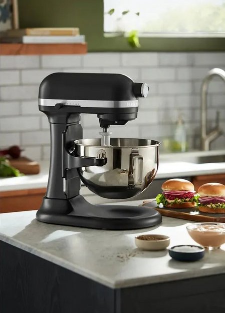 Миксер профессиональный KitchenAid Heavy Duty 5KSM55SXXEBM в Тюмени (фото 10) Миксер профессиональный KitchenAid Heavy Duty 5KSM55SXXEBM в Тюмени (preview 10)