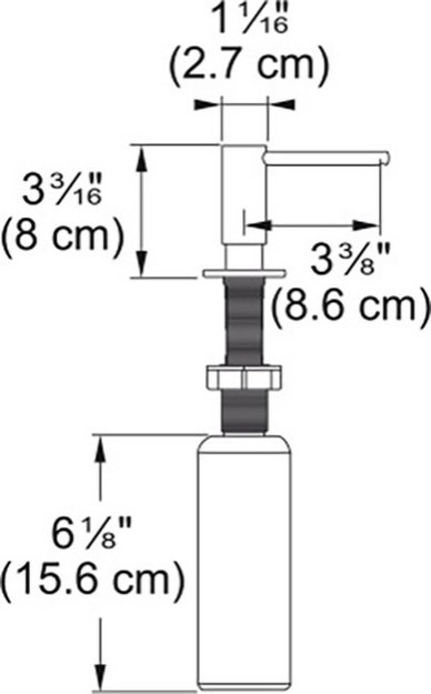 Дозатор для мыла Franke Atlas 112.0717.084 в Тюмени (preview 5)
