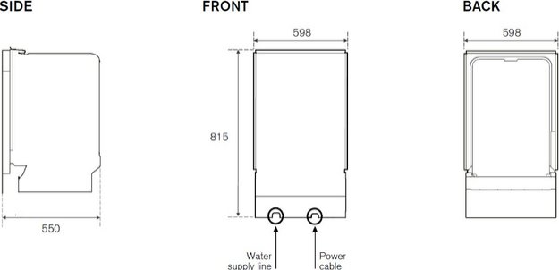 Встраиваемая посудомоечная машина Bertazzoni DW60EPRS в Тюмени (preview 2)