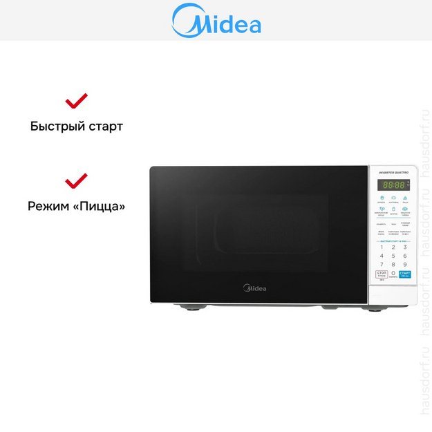 Микроволновая печь Midea EM719M2Z-W в Тюмени (preview 10)
