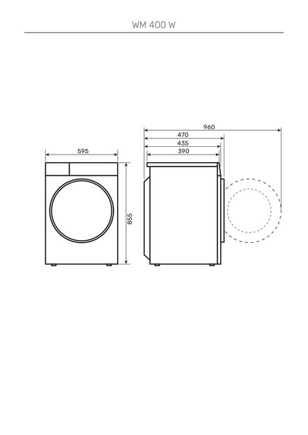 Стиральная машина Kuppersberg WM 400 W в Тюмени (preview 7)