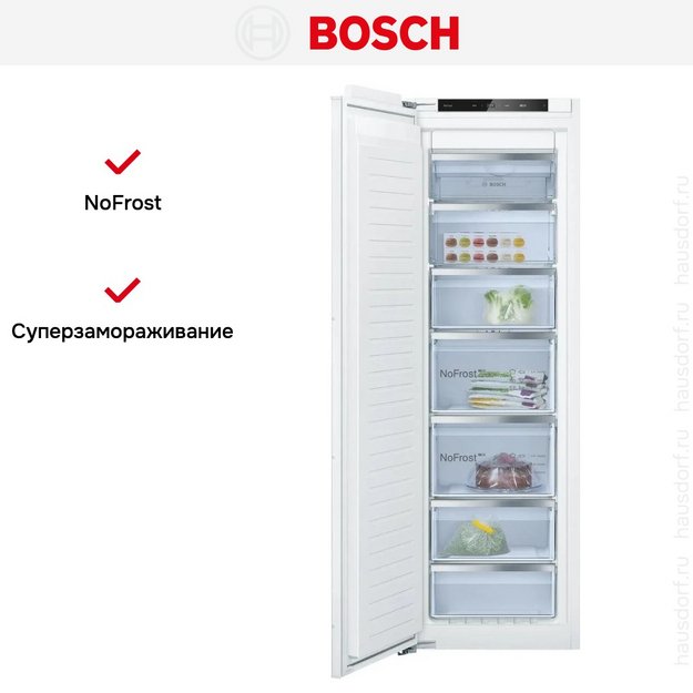Встраиваемая морозильная камера Bosch GIN81VEE0 в Тюмени (preview 5)
