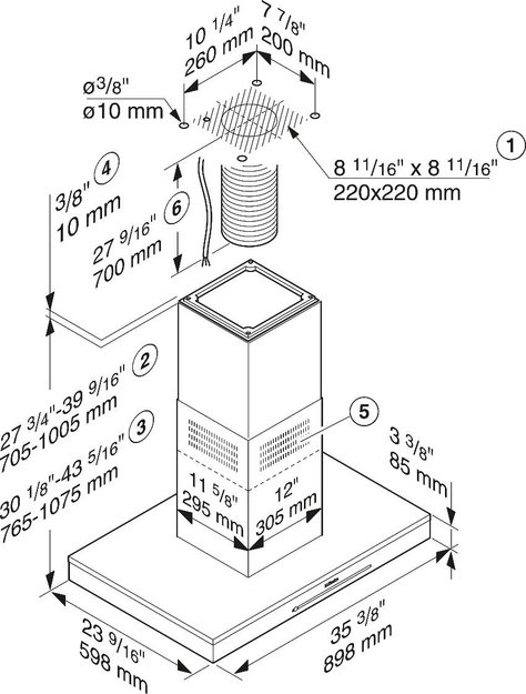 Вытяжка Miele DA 6698 D Stainless Steel Puristic Edition 6000 в Тюмени (preview 4)
