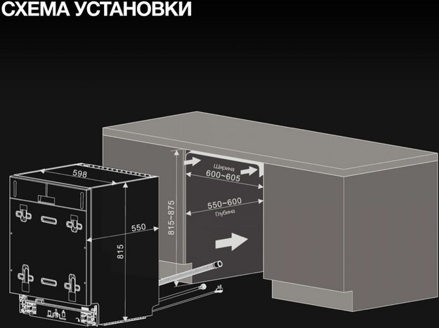 Встраиваемая посудомоечная машина Hyundai HBD 642 в Тюмени (preview 19)