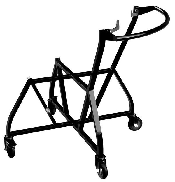 Подставка мобильная с рукоятью для гриля XL Big Green Egg в Тюмени (preview 1)