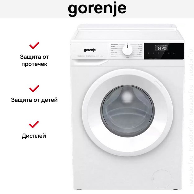 Стиральная машина Gorenje W2NHPI72SCSIRV в Тюмени (preview 21)