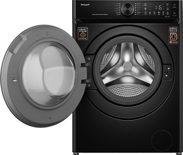 Стиральная машина Weissgauff WM 59411 Direct Drive Inverter Steam Matt Black в Тюмени (preview 2)