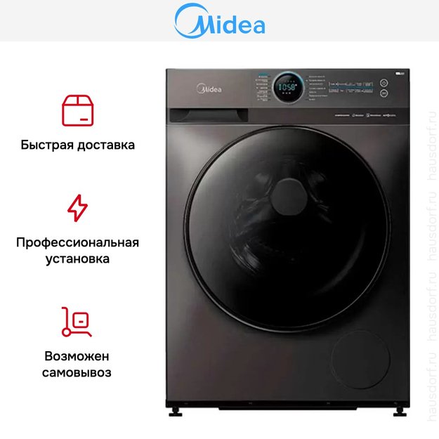 Стиральная машина Midea MF200W90WBS/S-RU в Тюмени (preview 8)