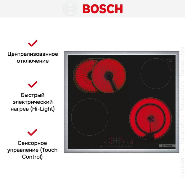 Электрическая варочная панель Bosch PKN645FP2E в Тюмени (preview 6)