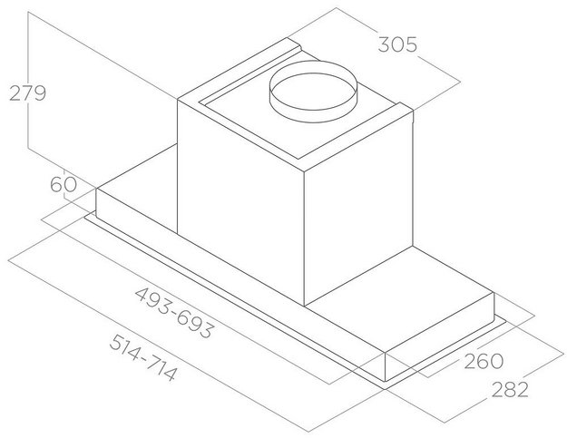 Встраиваемая вытяжка Elica HIDDEN ADV PLUS @ BLGL/A/52 в Тюмени (preview 7)