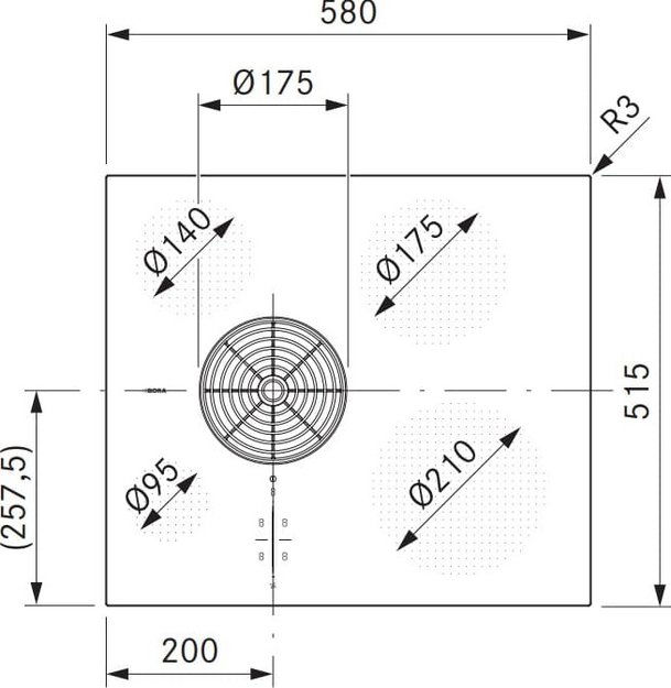 Индукционная варочная панель со встроенной вытяжкой BORA PURSA2R в Тюмени (preview 3)