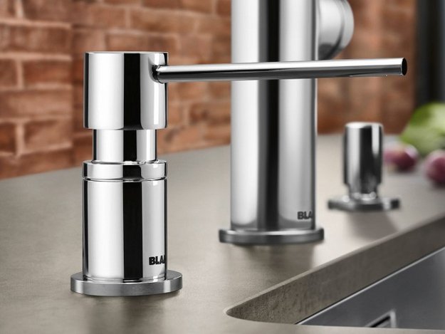 Дозатор для жидкого мыла Blanco Lato сатин темная сталь 527743 в Тюмени (preview 5)