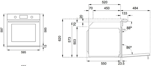 Духовой шкаф с паром Bertazzoni F6011MODVPTX/23 в Тюмени (preview 6)