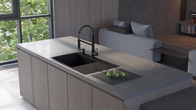 Мойка Omoikiri AKISAME 86 SIDE GB-L в Тюмени (preview 4)