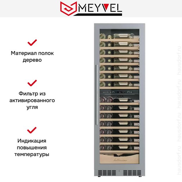 Винный шкаф Meyvel MV110-KST2 Узкий (Slim) в Тюмени (preview 14)