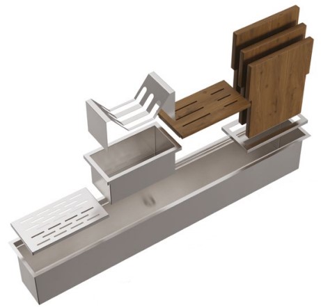 Встраиваемая сушка для посуды с вставками Omoikiri DRY-01 IN в Тюмени (preview 2)