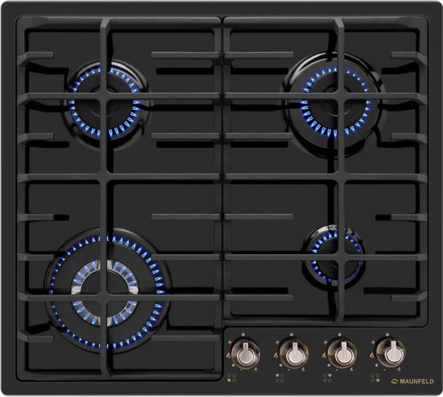 Газовая варочная панель MAUNFELD EGHE.64.63CB.R/G в Тюмени (preview 1)
