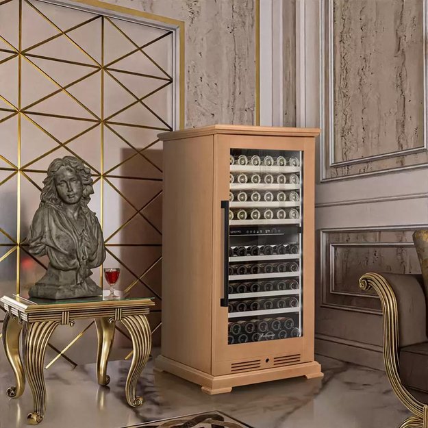 Винный шкаф Meyvel MV99PRO-KBT2 (Натуральный бук) в Тюмени (preview 2)