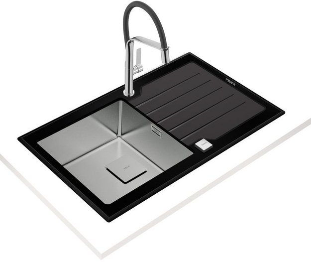 Врезная раковина Teka Diamond RS15 1B 1D 86 BLACK в Тюмени (фото 2) Врезная раковина Teka Diamond RS15 1B 1D 86 BLACK в Тюмени (preview 2)