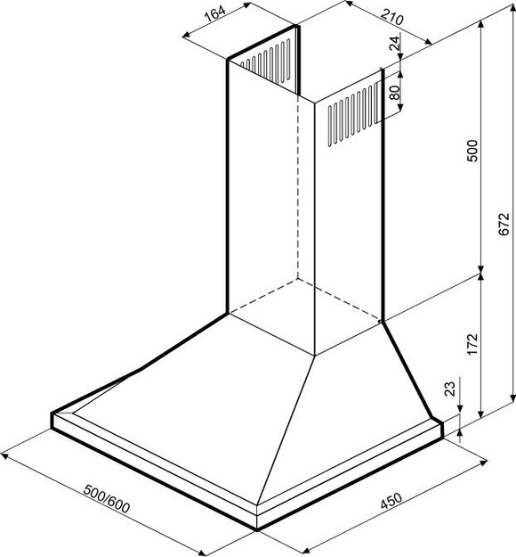 Вытяжка Krona Bella 600 inox PB в Тюмени (preview 9)