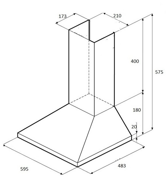 Вытяжка KRONA JANNA T 600 inox PB в Тюмени (preview 13)