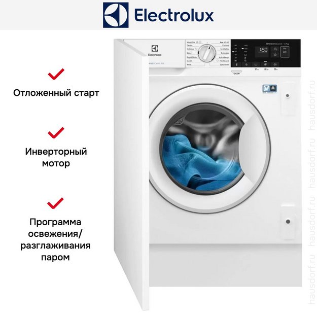 Встраиваемая стиральная машина Electrolux EWN7F447WI в Тюмени (preview 4)