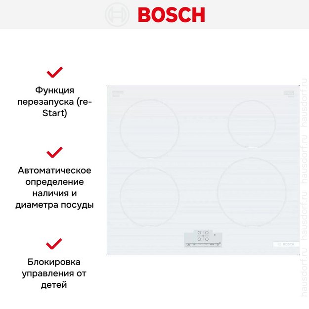Индукционная варочная панель Bosch PUE612BB1J в Тюмени (preview 5)