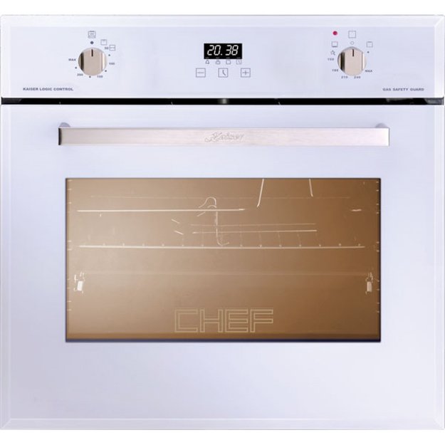 Встраиваемый газовый духовой шкаф Kaiser EG 6374 W в Тюмени (preview 1)