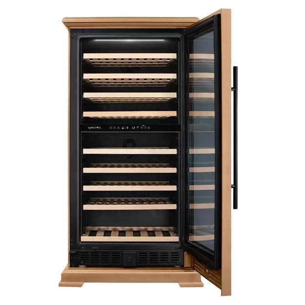 Винный шкаф Meyvel MV99PRO-KBT2 (Натуральный бук) в Тюмени (preview 6)