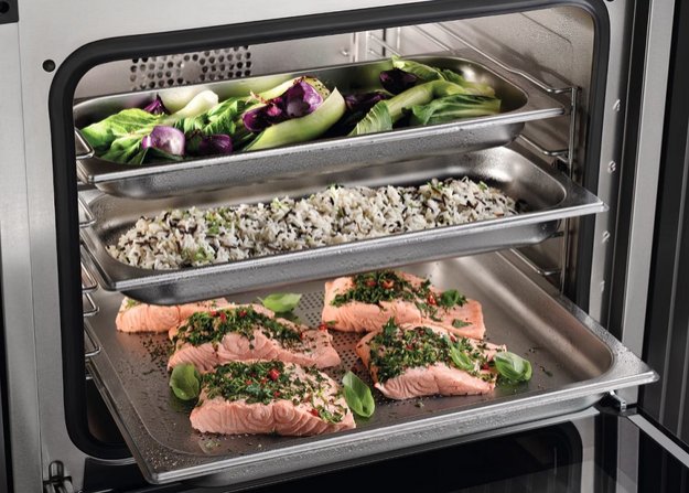 Встраиваемая комби-пароварка Miele DGC 7460 HCX Pearl beige в Тюмени (preview 5)