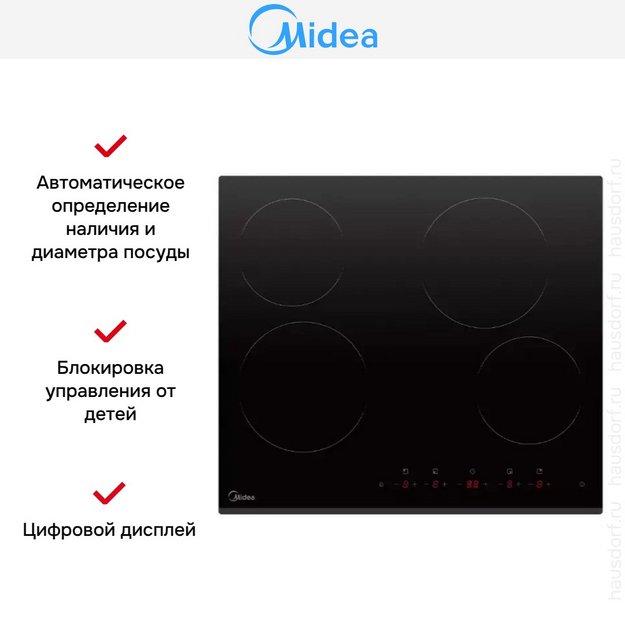 Варочная панель Midea MCH64107F в Тюмени (preview 7)