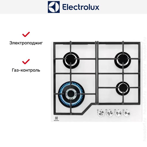 Варочная панель Electrolux KGG64362W в Тюмени (preview 6)