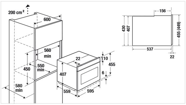 Компактный духовой шкаф с микроволнами Kuppersbusch CBM 6350.0 S4 Gold в Тюмени (preview 4)