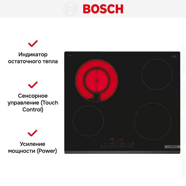 Электрическая варочная панель Bosch PKF631FP3E в Тюмени (preview 6)