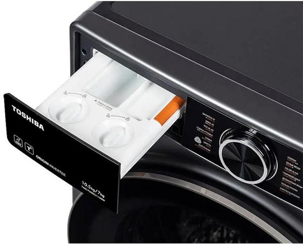 Стирально-сушильная машина Toshiba TWD-T25BZU115MWRU(MG) в Тюмени (preview 5)