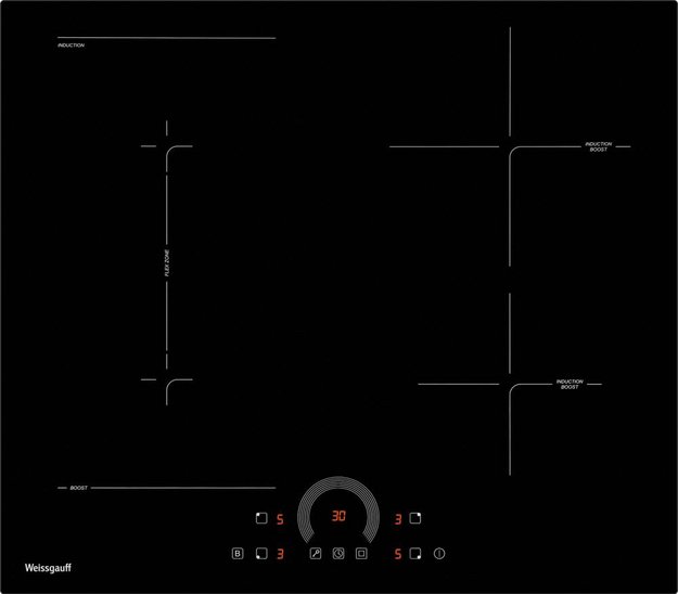 Варочная панель Weissgauff HI 643 BFZC в Тюмени (preview 1)
