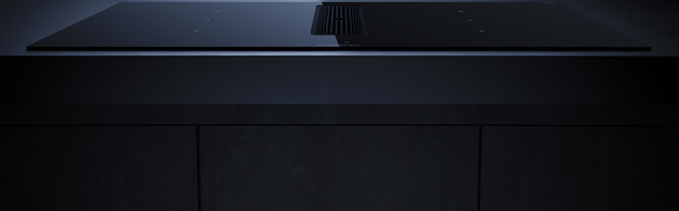 Индукционная варочная панель с вытяжкой Kuppersbusch KMI 9350.0 SR Black Velvet в Тюмени (preview 4)