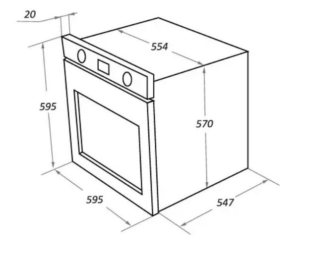 Шкаф духовой электрический MAUNFELD EOEFG.769RIB.RT в Тюмени (preview 23)