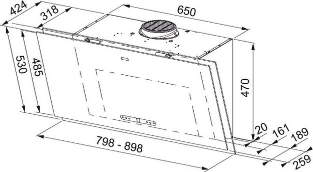 Вытяжка Franke FMA 2.0 PRO 907 BK в Тюмени (preview 22)