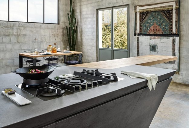 Варочная панель с вытяжкой Elica NIKOLATESLA FLAME EVO GR/A/88 в Тюмени (preview 2)