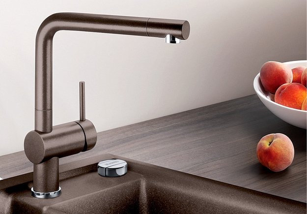 Смеситель Blanco LINUS 526149 Silgranit черный в Тюмени (preview 2)