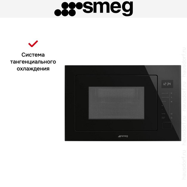 Встраиваемая микроволновая печь Smeg FMI025B3 в Тюмени (preview 4)